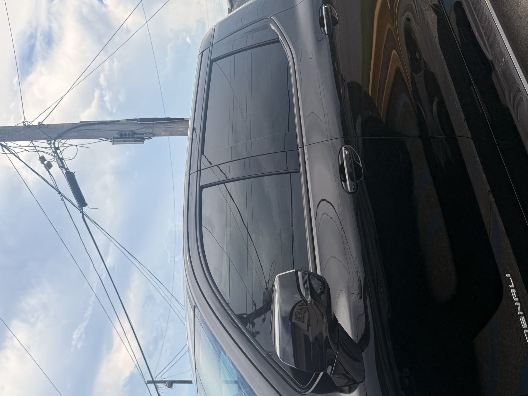 Professional window tint installation